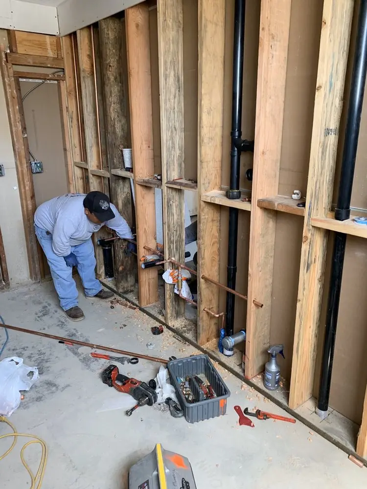 Commercial rough-in plumbing for Trenchless Sewer Repair in Meadowbrook Heights